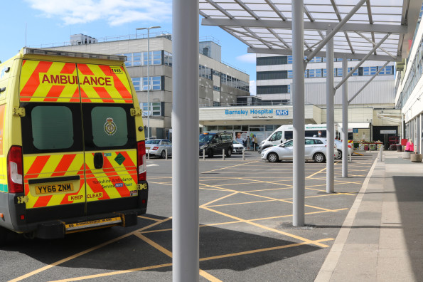 Front of hospital_Barnsley Hospital