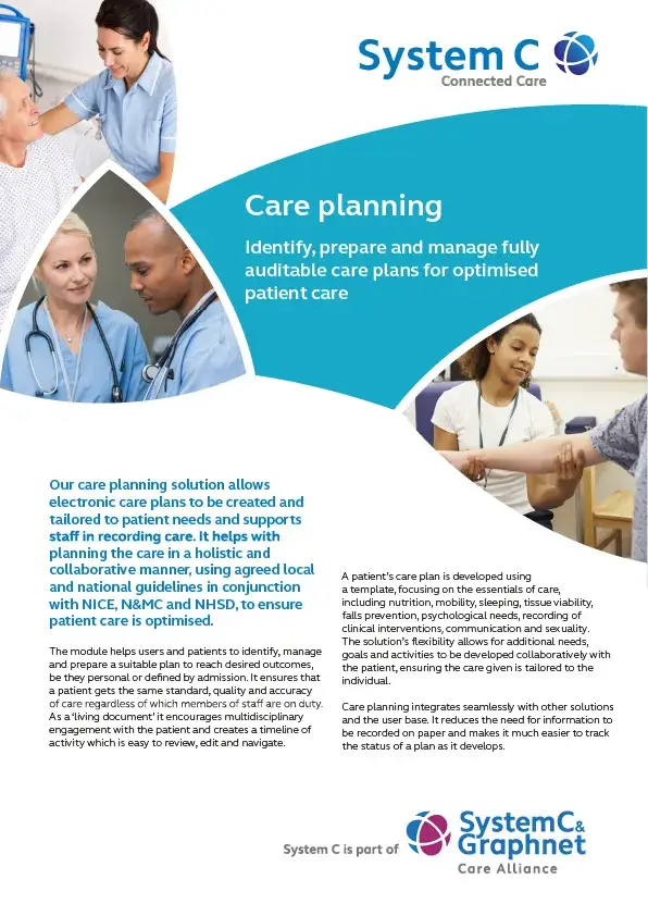 Care Planning brochure