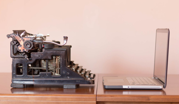 Typewriter and computer