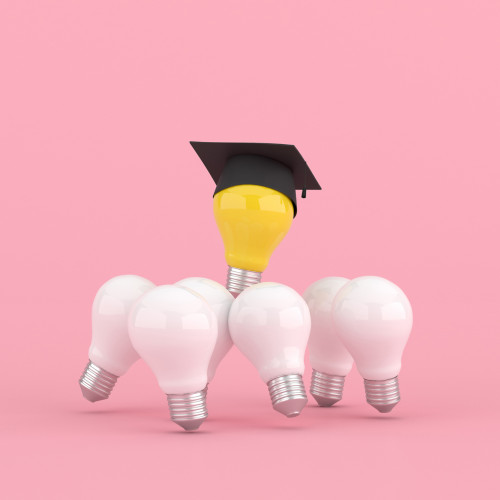 lightbulb graduate